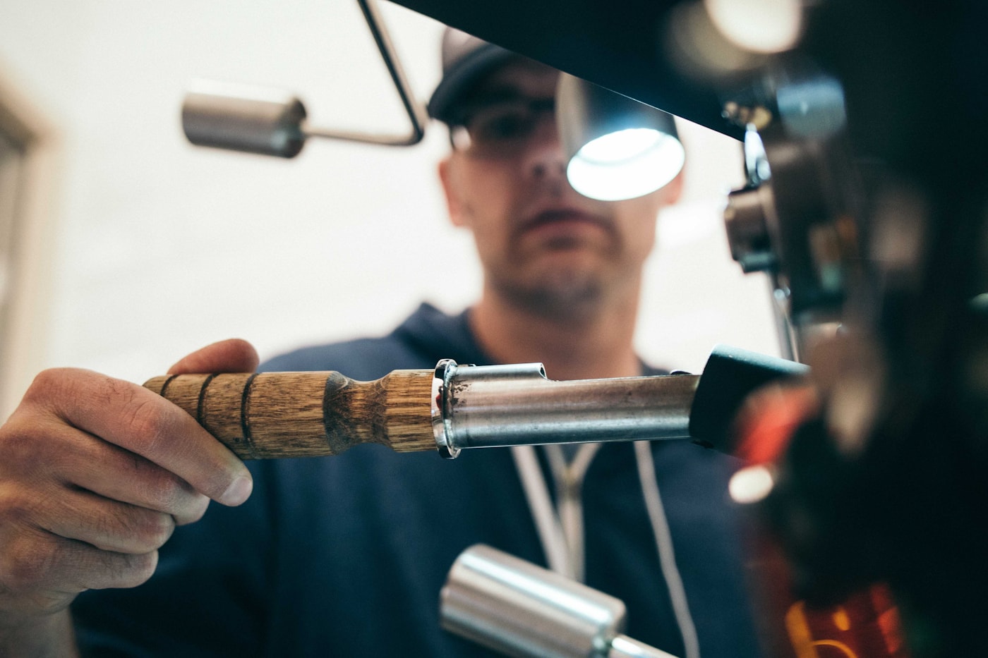 Skilled worker with tools representing trades-based construction estimating